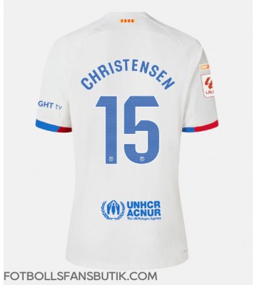 Barcelona Andreas Christensen #15 Replika Bortatröja 2023-24 Kortärmad